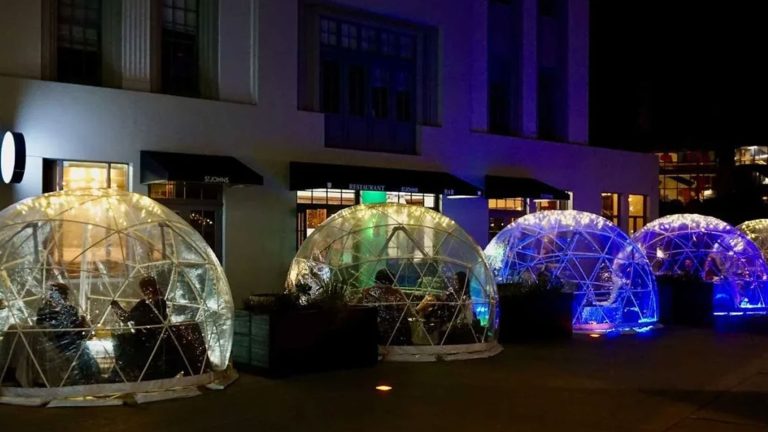 3 Boston spots for igloo dining and heated yurts