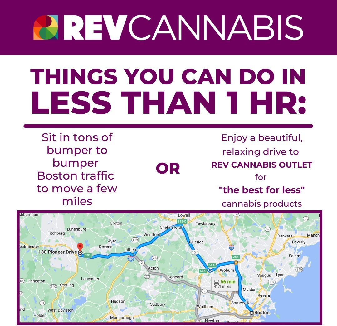  Rev Cannabis Outlet, 130 Pioneer Drive, Leominster MA 