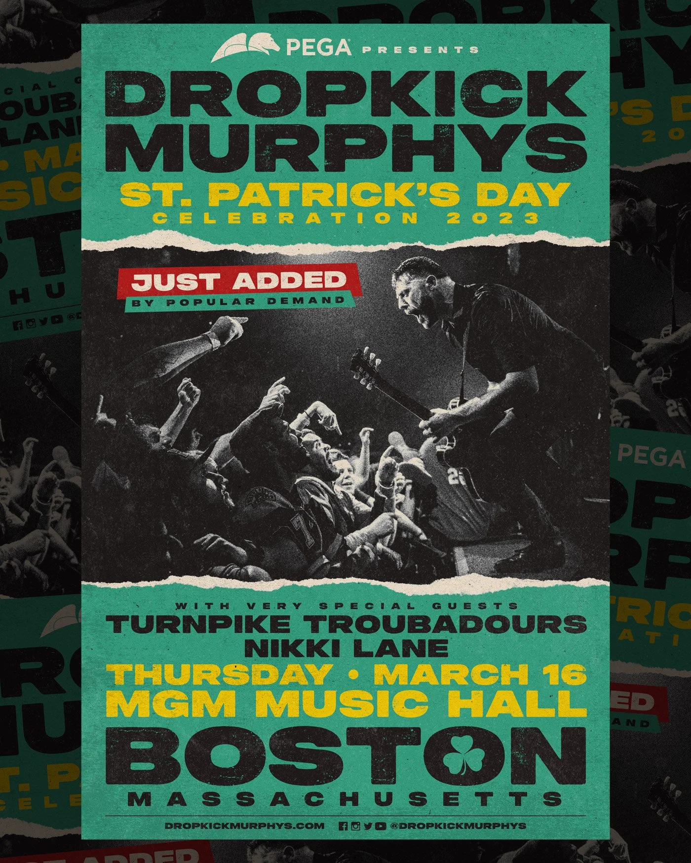 Dropkick Murphys - 2023 St. Patrick’s Day Hometown Boston Shows Announced