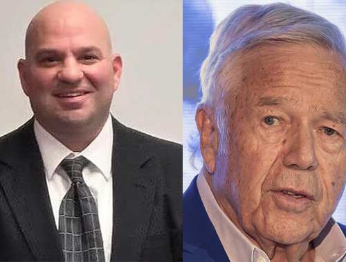 Patriots owner Robert Kraft sends fallen Massachusetts officer’s family to the Super Bowl
