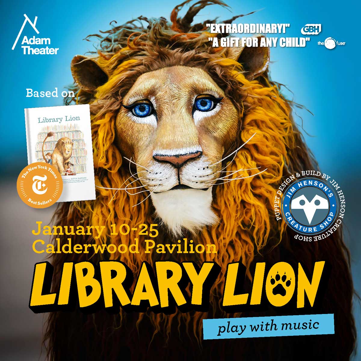 A lion walks into the Boston Public Library and steals the show