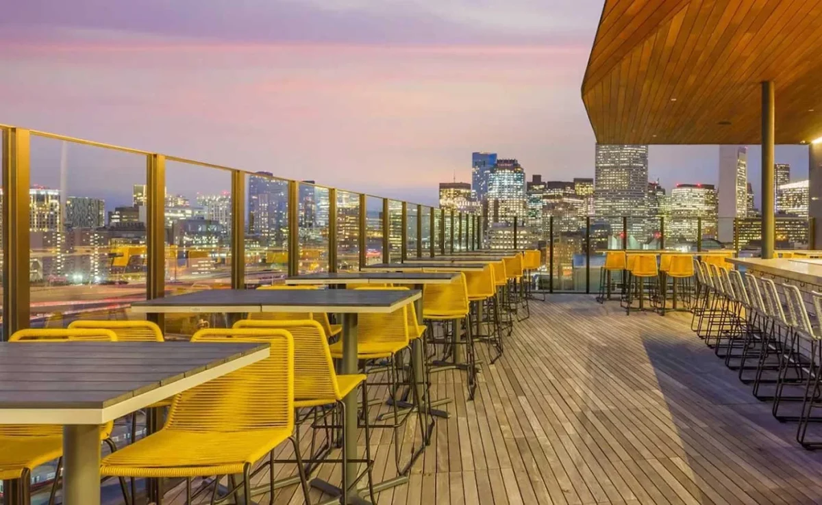 10 best rooftop bars in Boston