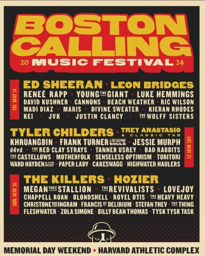 Boston Calling Reveals Its Star-Studded 2024 Lineup 🌟🎸 Ed Sheeran, The Killers, and More