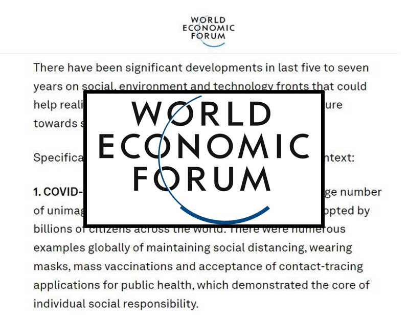 BREAKING: World Economic Forum says COVID was a global test of ‘social ...