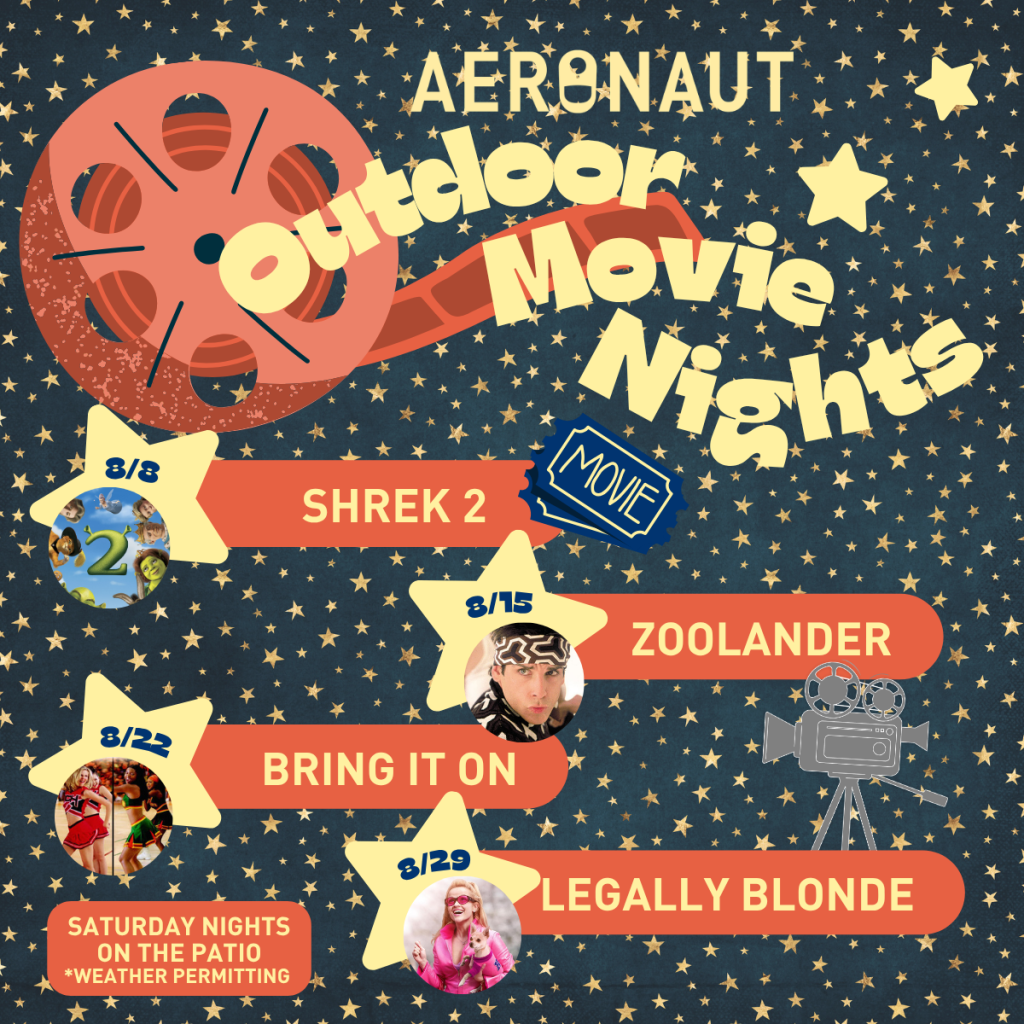 Outdoor Movie Nights at Aeronaut