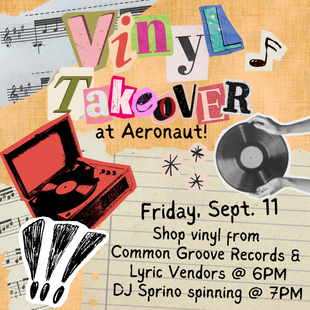 Vinyl Takeover at Aeronaut 3 Vinyl Takeover at Aeronaut