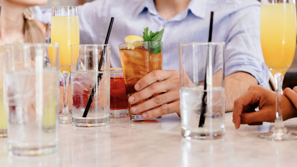 Deck 12, cocktails in Seaport