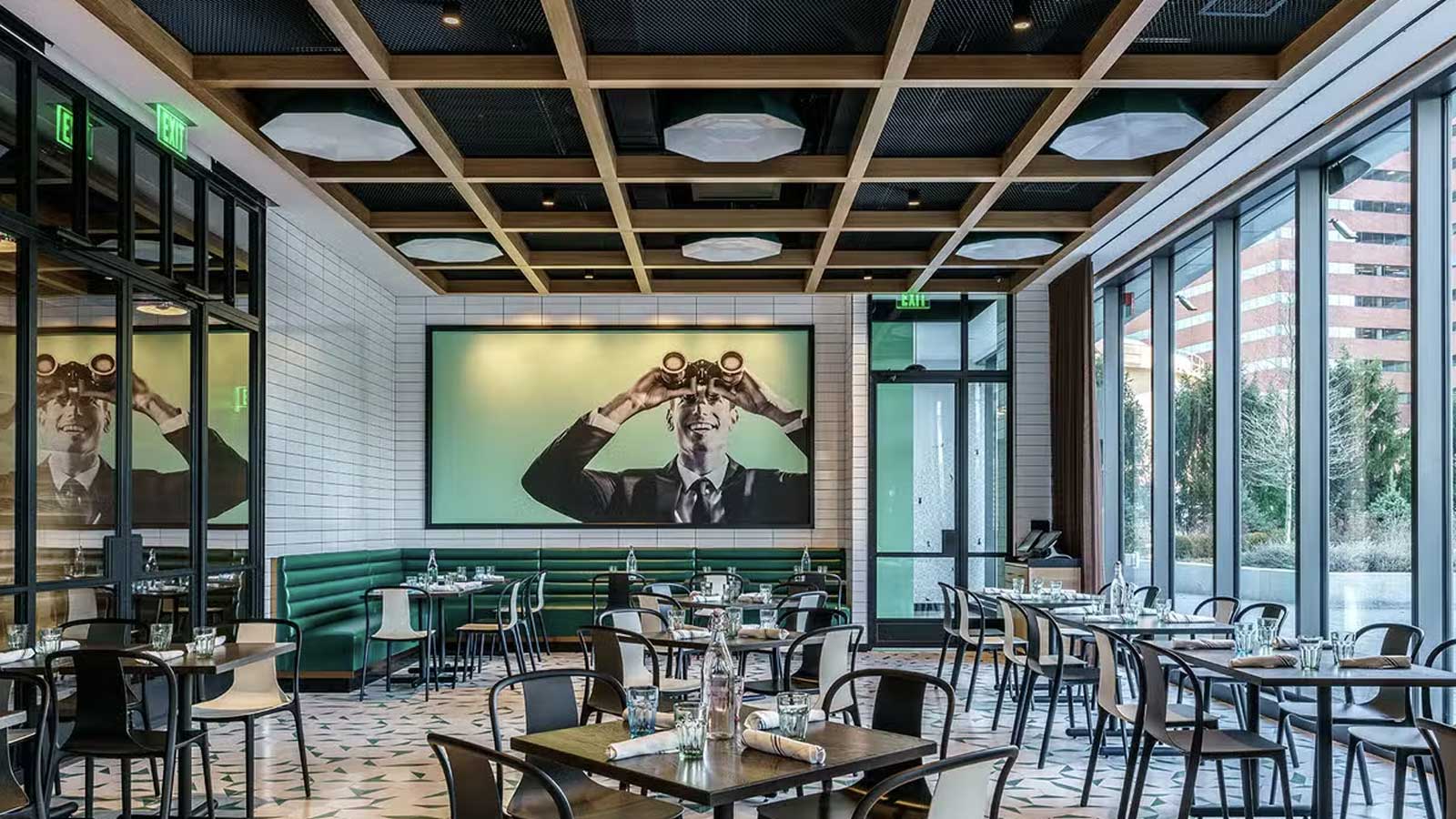 Glass House, american in Kendall Square