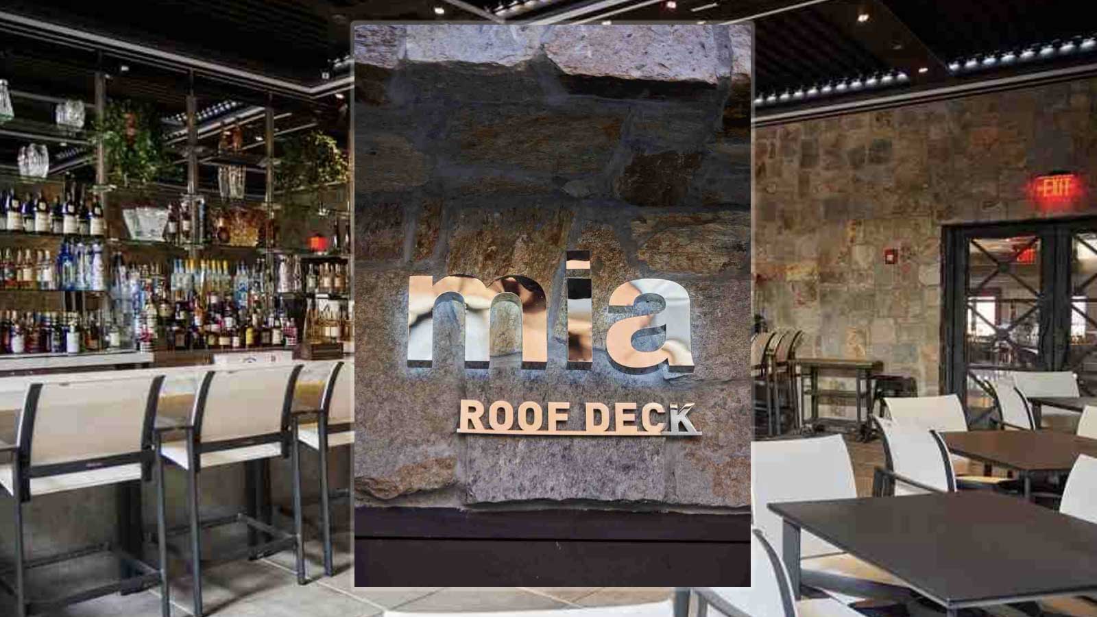 MIA Roof Deck, cocktails in North End