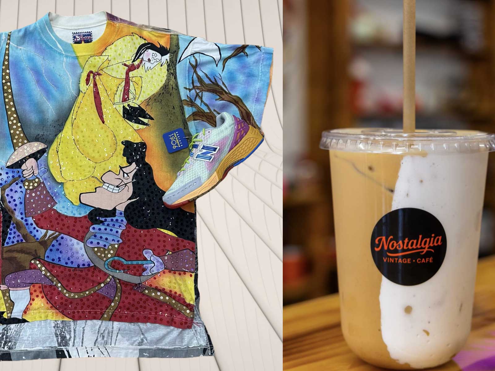 Nostalgia Vintage Cafe, coffee in Somerville