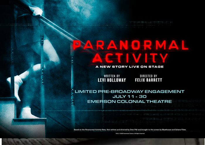 Win 2 tickets to Paranormal Activity at Emerson Colonial Theatre
