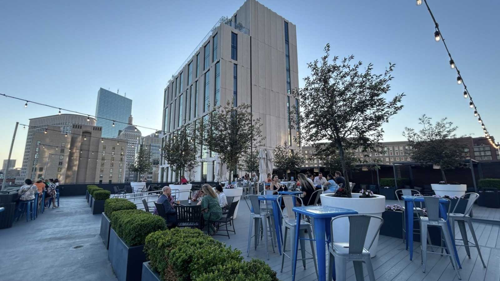 Rooftop @ Revere, cocktails in Back Bay