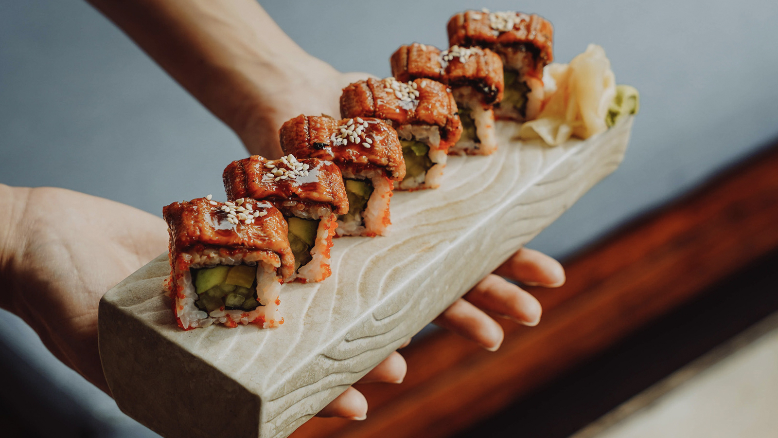 Sushi @ Temple Records, sushi in Downtown
