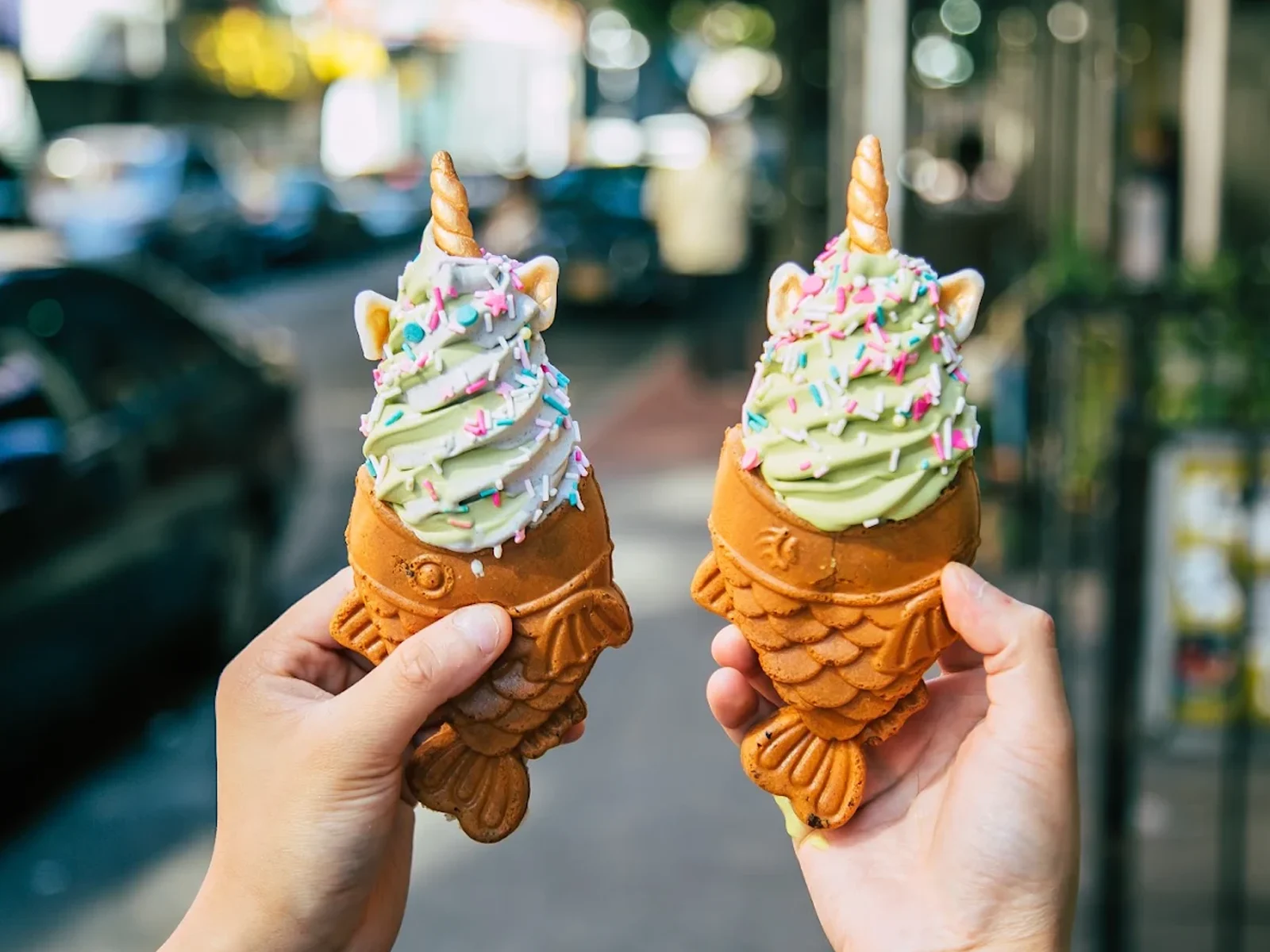 Taiyaki, dessert in Seaport