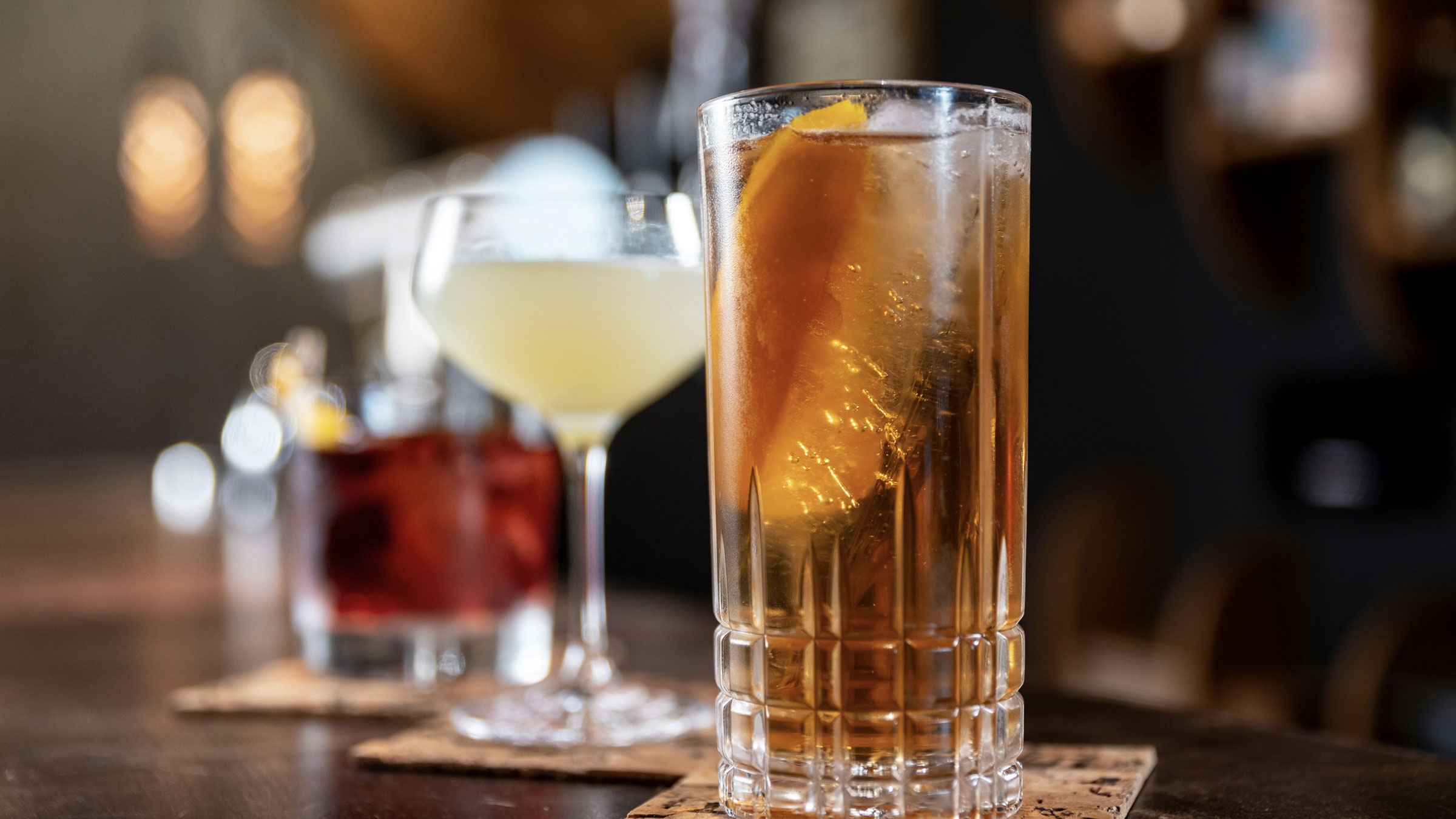 The Sporting Club, cocktails in Seaport