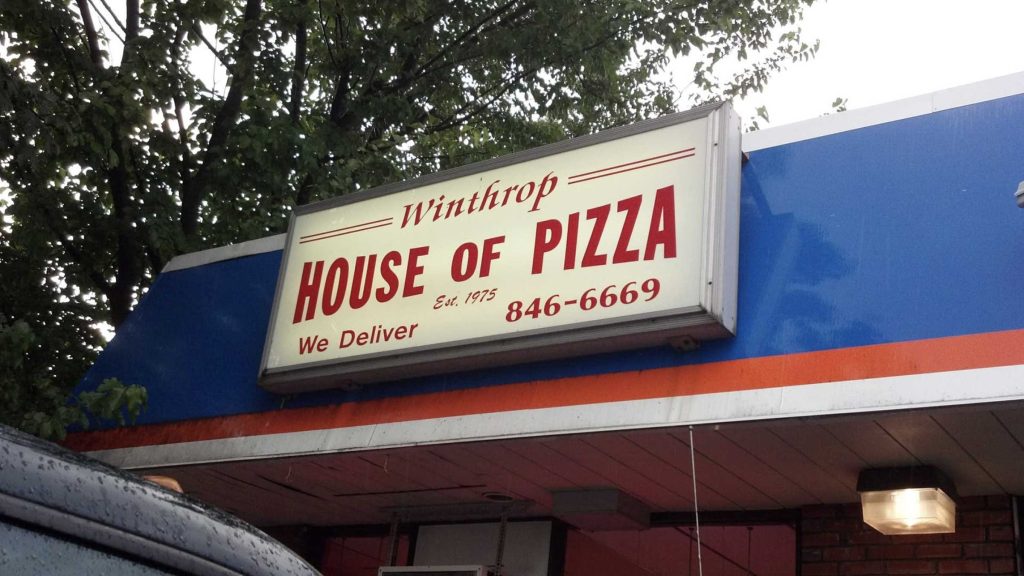 Winthrop House of Pizza, pizza in Winthrop