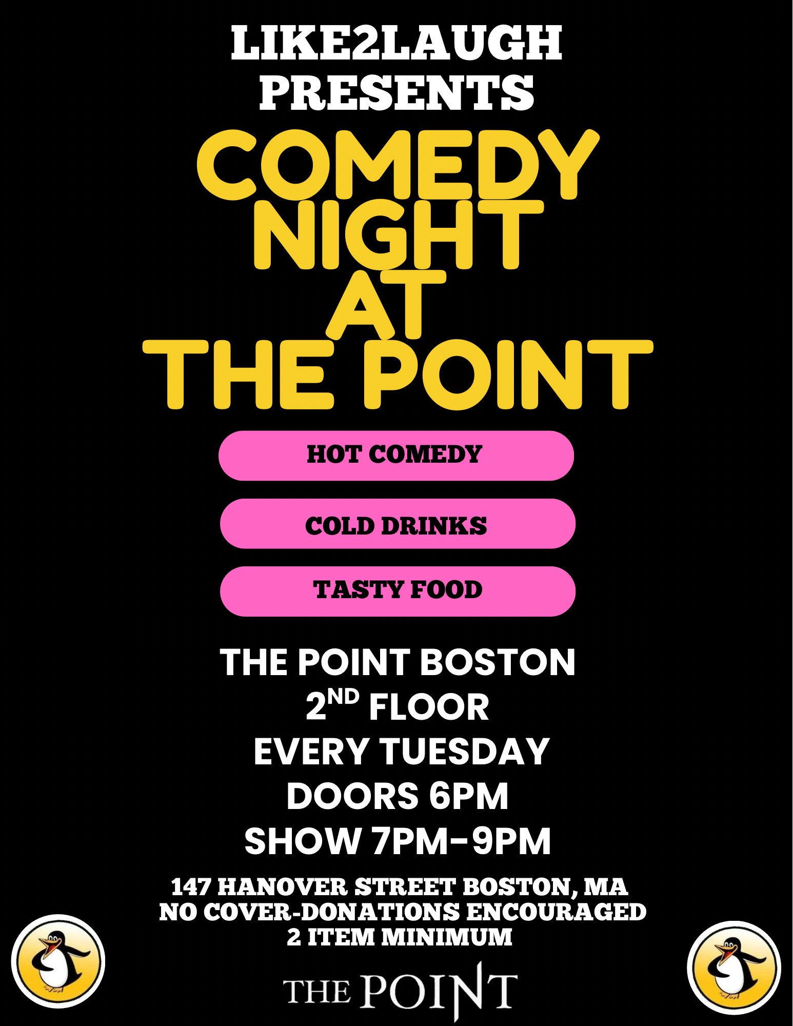 Comedy Night At The Point