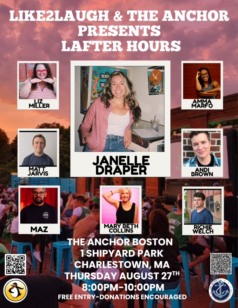 LIKELAUGH & THE ANCHOR PRESENT: LAFTER HOURS