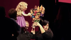 Puppets on stage