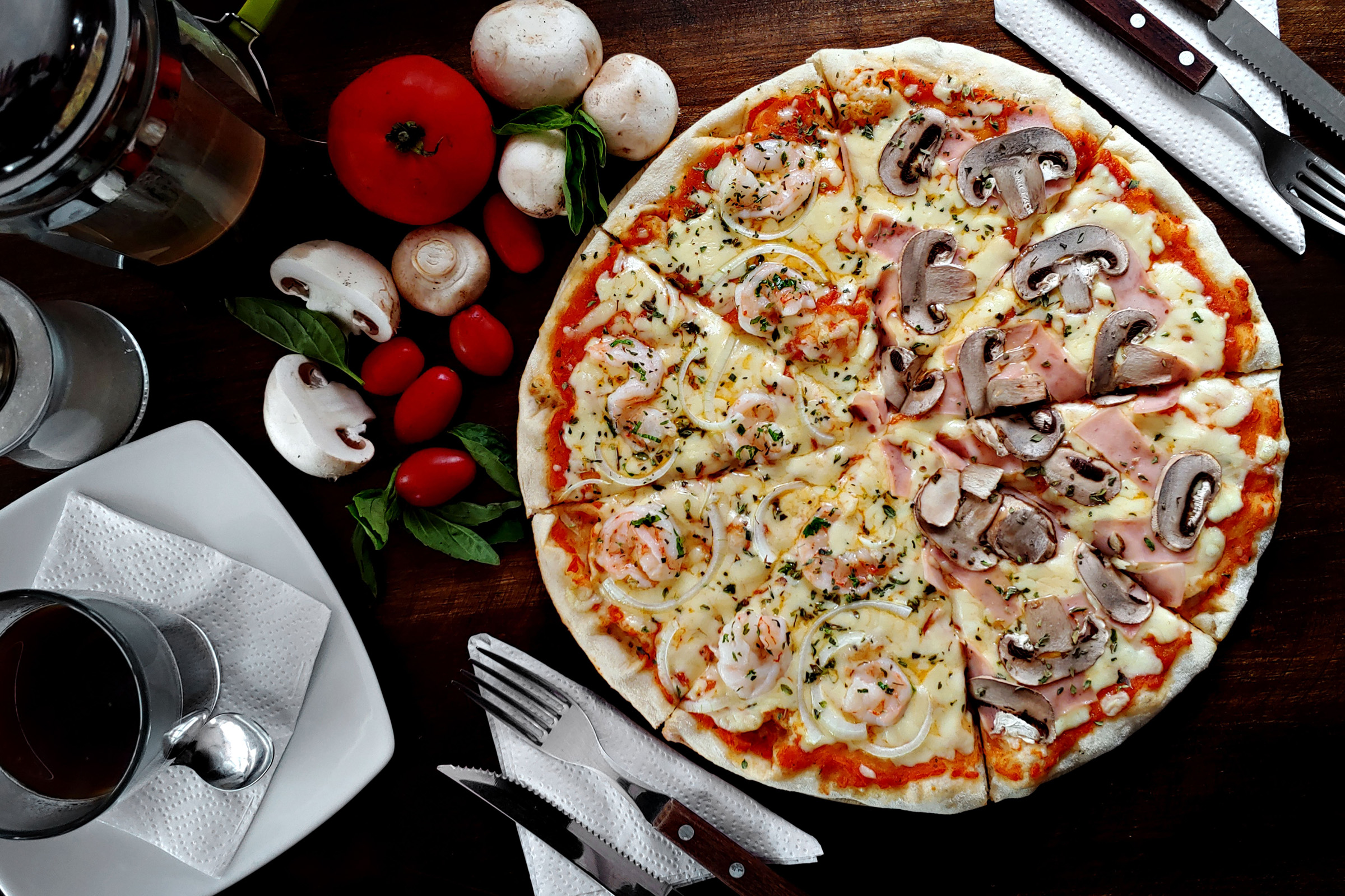 Pizza restaurant cover image for SideBar