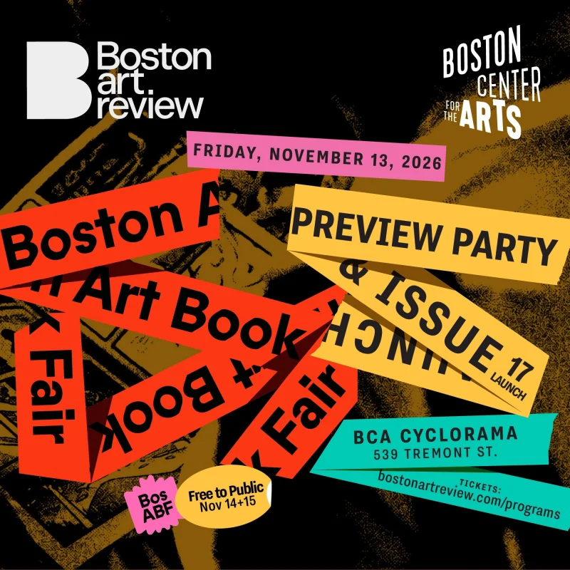 Boston Art Book Fair Preview and Issue 17 Launch Party