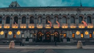 The Boston Public Library is a free palace in Copley Square