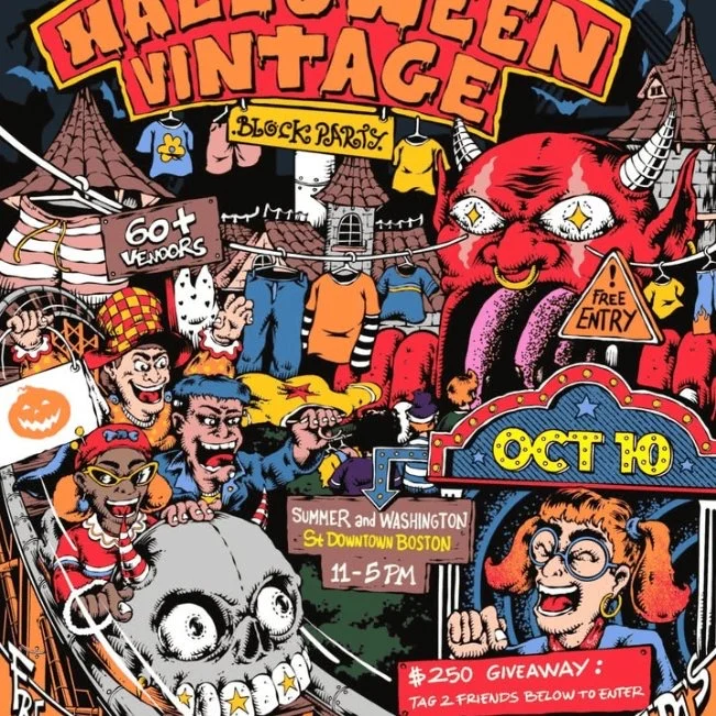 Halloween Vintage Block Party